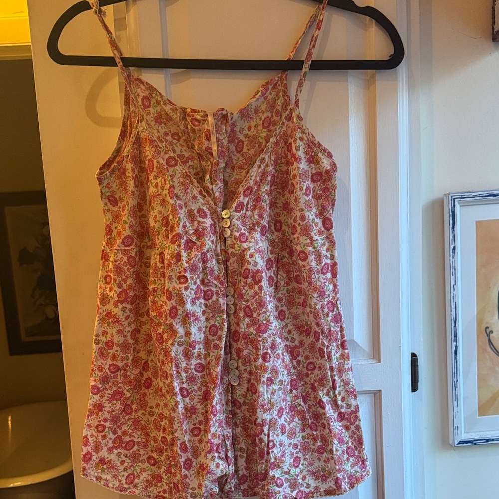 Floral Pink Camisole Top